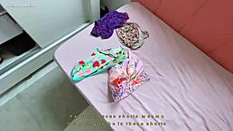 i hired this maid with huge ass and went crazy