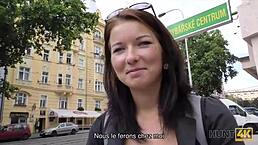 Young couple fucks for cash in public 😏