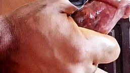 Masturbating With New Toy In Public Setting