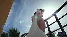 russian beauty nicole winter does solo striptease