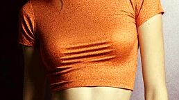 fancy russian model in lingerie shows feet