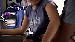 Beautiful Mexican Amateur Gets Fucked Hard While Washing The Dishes In Kitchen
