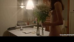 stacy martin stars in nymphomaniac vol i, exploring her sexy side casually.