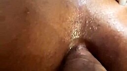 ebony ass addicted to anal gaping and moaning