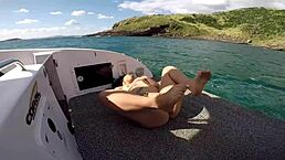 the fisherman fucks my ass, leading to a creampie