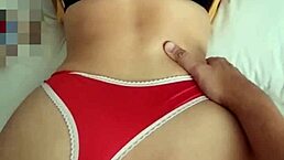 Filipina red panties doggystyle masarap na kantutan