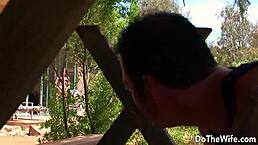 Wife With Hairy Pussy in Cuckold Hardcore