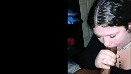 Young lady sucks dick and gets facial.