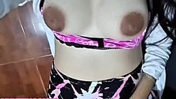 Young Girl Of 18 Gets Excited Watching Real Homemade Videos