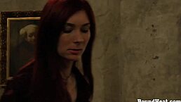 beautiful slave punished by mistress in bdsm bondage pussy 😈