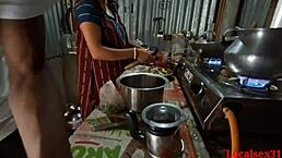 Kitchen fuck! Doggystyle and anal hardcore!