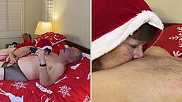 Granny Carmen Claus End of Christmas Cocksucker