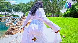 Big booty ethiopian slut with big natural tits moans as she gets her juicy pussy and ass filled by black cock.