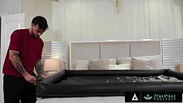 Cute Ebony Ameena Green Tries First Nuru Massage 😏