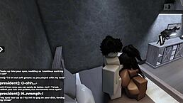 Play with my huge tits, thick ebony says