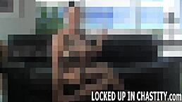 i will ensure you can't jerk off with bondage and toys