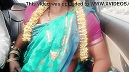 INDIAN HOUSEWIFE ENJOYS CAR SEX WITH HUSBAND'S FATHER DURING LONG DRIVE