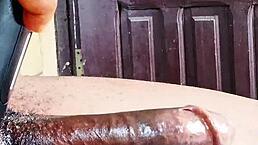 Masturbating With New Toy In Public Setting