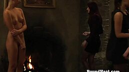 beautiful slave punished by mistress in bdsm bondage pussy 😈