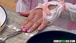 Stepdaughters vying for stepdad's cock 😈