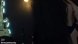 sensual latina amateur with small 18+ tits in softcore solo