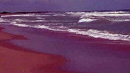 Gorgeous Blonde Teen Agnes Sensually Bathes Her Beautiful Naked Body in the Ocean Waves.