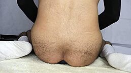 Shoving Full Fist And Cock Toy In Skinny Ass