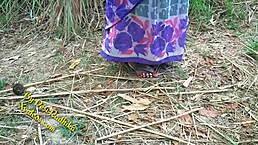 Indian couple enjoys outdoor sex in the forest