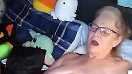 hot milf does naked yoga and then plays with her big tits and ass