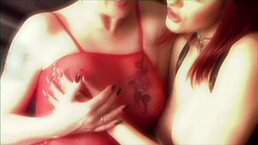 Hot Italian Milfs Kiss Passionately