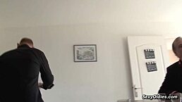 French blonde milf feels intense anal pleasure.