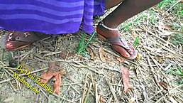 Indian couple enjoys outdoor sex in the forest