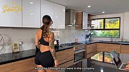 Unbelievable first time anal with milf and wife's sister salome gil