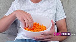 Tiny teen 18+ shows step bro her appeal