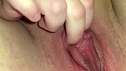 Watch this BBW's wet pussy squirt and cum in slow motion