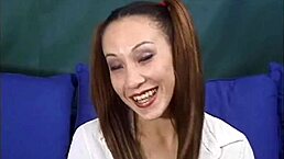 18 year old asian in panties makes me cum