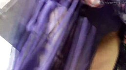 hairy mature woman flashes her pussy under skirt in public park!