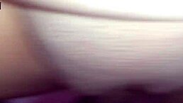 Wife cheats on husband with friend in rough bareback fucking.