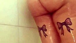 Quick shower tease with big tits and ass 😘