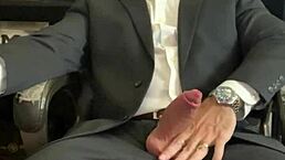 Jason Collins lights up a cigarette while sporting a boner