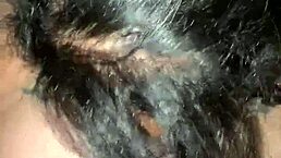 Chubby bbw polishes my black metal chubby pole