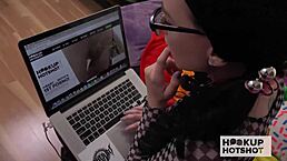 Skinny bambi black meets bryan gozzlig