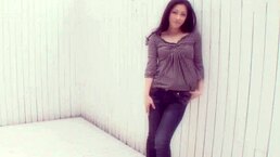 Japanese MILF Kaede Kuroki takes dick through her ripped jeans, what a sight!