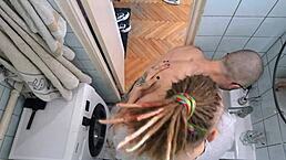 Our Morning Routine Hard Bathroom Fuck Her Pussy Just Destroyed