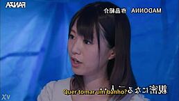 Hiroka Suzuno welcomes beggar in JAV scene