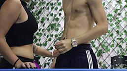 Hermanastro Da Clases De Billar A Hermanastra Pervertida Latina Pide Follar En Mesa