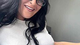 Step sister's best friend Serena Stirling craves sex with glasses
