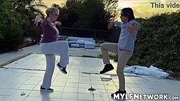 Elias grows powerful but bullies persist; Dee rewards him with big tits and assfucking in glamour scenes.