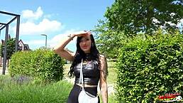 Evi Sky picked up and fucked at casting