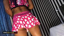 She dances, 'is your cock ready for wet pussy?'